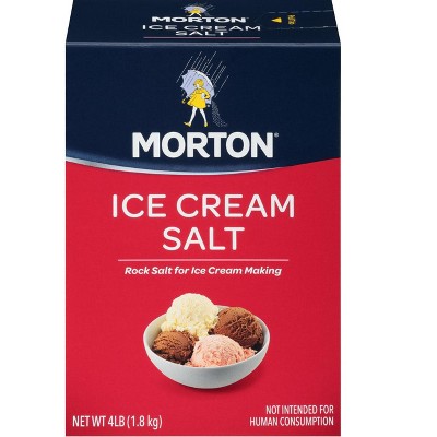 Morton Ice Cream Salt, 4 lb (Pack of 4)