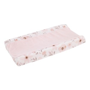 NoJo Countryside Floral - Pink, Grey and White Super Soft Changing Pad Cover - 1 of 3