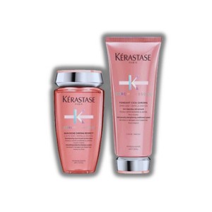 Kerastase Chroma Absolu Bain Riche Chroma Respect Shampoo - 8.5 oz & Conditioner for Colored Hair - 6.7 oz - Color That Stays, Hair That Shines. - 1 of 3