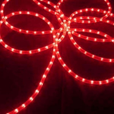 J. Hofert Co Commercial Grade Christmas Rope Light Set White Cord - Red