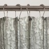 Dainty Home 3D Printed Textured 100% Cotton Shower Curtain - 2 of 4
