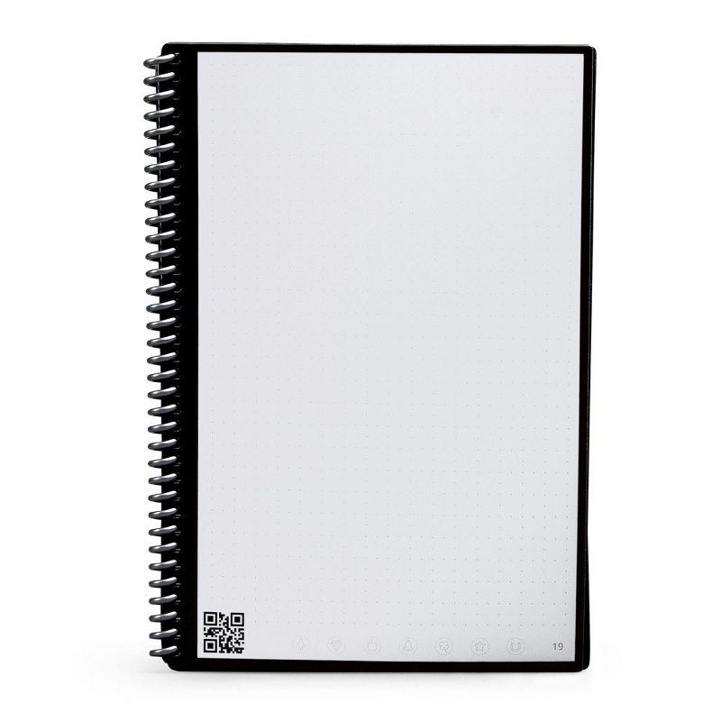 Rocketbook EVR-L-K-A Everlast Smart Reusable Notebook with Pen and Microfiber Cloth, Letter Size, Black, 3 of 9