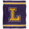 Lipscomb University Primary Logo Stripes Silky 50x60 Blanket, 1 Sided - 2 of 4