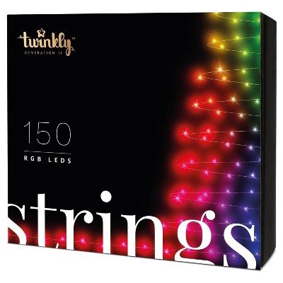 Kurt S. Adler 150ct LED Twinkly Christmas String Lights Multicolor