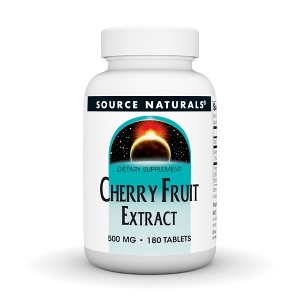 Cherry Fruit Extract 500mg by Source Naturals, Inc.  -  180 Tablet - 1 of 3