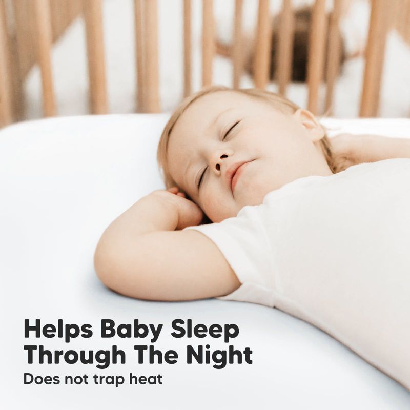 KeaBabies 2pk Isla Fitted Crib Sheets for Boys, Girls, Baby Crib Sheet, Fits Standard Nursery Crib Mattresses, 6 of 11