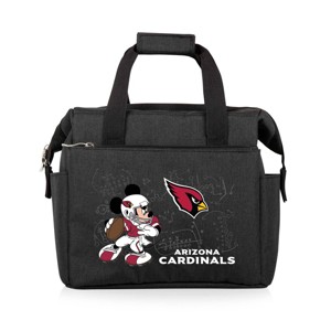 NFL Arizona Cardinals Mickey Mouse On The Go Lunch Cooler - Black - 1 of 4