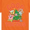Boys' SpongeBob SquarePants Good Tide Short Sleeve Graphic T-Shirt - Heather Orange - Medium - 2 of 4
