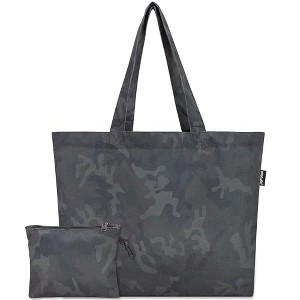 HOLYLUCK Tote Bag with a Detachable Small Bag, Foldable Reusable Groce - 1 of 4
