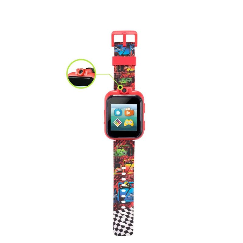 PlayZoom Kids Smartwatch with Headphones: Red Race Cars, 5 of 9