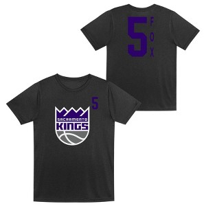 NBA Sacramento Kings Boys' De'Aaron Fox Performance T-Shirt - 1 of 3