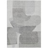 HomeRoots 10' X 14' Linen And Gray Abstract Washable Indoor Outdoor Area Rug - 4 of 4