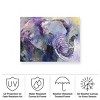 Trademark Fine Art - Richard Wallich Blue Elephant Matted Framed Art - 4 of 4