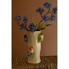 Ceramic Log Vase with Colorful Birds – 12.5" Tall Handcrafted Art Decor by Kalalou - 3 of 4