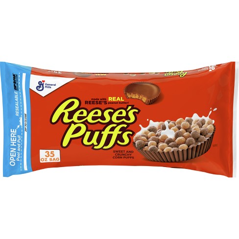 Reese's Puffs Breakfast Cereal Bag - 35oz - General Mills : Target