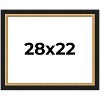 PosterPalooza | Embellished Brown Picture Frame - UV Acrylic, Backing Board, Hanging Hardware Included - 2 of 4