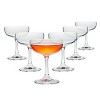 Juvale Set of 6 Vintage Coupe Cocktail Glasses for Wedding Gifts, Housewarming, Bar Accessories, 7oz - 2 of 4