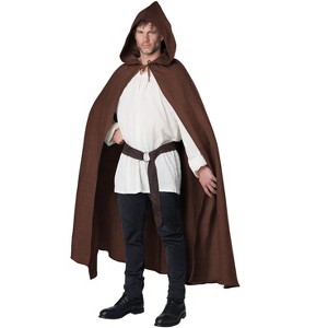 California Costumes Hooded Cloak Adult Costume (Brown) - 1 of 3