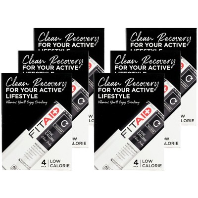 FitAID Citrus Medley Low Calorie Drink- Case of 6/4 packs,12 oz
