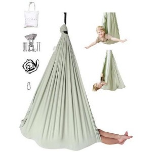 Sensory Swing for Kids, Dual-Layer Therapy Swing for Autism, ADHD & Sensory Needs, Calming Hug Effect, Indoor/Outdoor Use, Supports Up to 300 lbs - 1 of 4