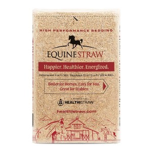 HealthiStraw EquineStraw All-Natural, Clean Straw Horse Bedding, 3 cu ft (Covers 10 to 12 cu ft) - 1 of 4