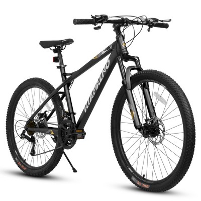 YONWAY 26-Inch Mountain Bike, 21-Speed Gear System, High Carbon Steel Frame, Front and Rear Mechanical Disc Brakes, for Boys Girls