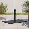 vidaXL Parasol Base Dark Grey Steel, Iron 33.1 lbs Adjustable Feet - 2 of 4