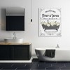 Stupell Industries Fleur a Savon Vintage Parisian Bathroom Floral Tub, 48" x 36" - 2 of 4
