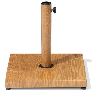 Crestlive Products Patio Umbrella Base 40lbs Outdoor Heavy Duty Square Concrete Stand Market Umbrella - 1 of 4