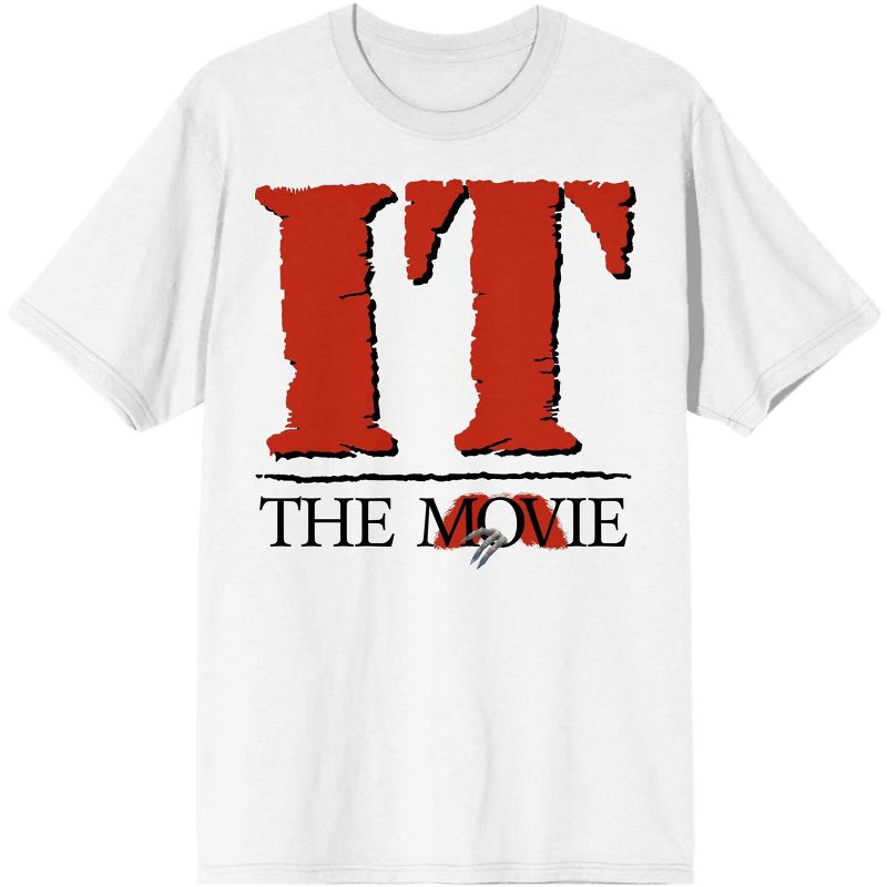 It Classic 1990 Movie Logo Women's White T-Shirt, 1 of 3