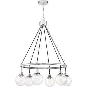 Craftmade Lighting Que 6 - Light Chandelier in  Chrome - 1 of 2