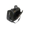 Amerileather 18-Inch Black Leather Weekender – Compact Travel Duffel Bag with Classic Styling and Spacious Interior - 3 of 4