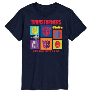 Men's - Transformers - Character Grid Short Sleeve Graphic T-Shirt - 1 of 4