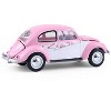 1950 Volkswagen Beetle "Botanical Beetle" Pink & White with Graphics "Club Vee-Dub" Series 1/64 Diecast Model Cars by Greenlight - 4 of 4