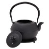 Juvale Black Cast Iron Teapot Tea Kettle Set with 2 Cups, Contemporary Trivet Dutch Hobnail, 1200 mL - image 3 of 4