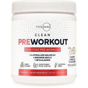 TypeZero Pre Workout (21 Servings, Cherry Limeade) - 1 of 4