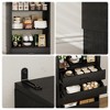 Aheaplus 80"H Pantry Cabinet with Adjustable Shelves and Drawers - 4 of 4