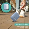 iHome AirPods Case Cover, Compatible with AirPods Generation 1 & 2, Sleek Sandspray Finish, Heavy Duty Protection, Pastel Blue - 3 of 4