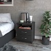 NicBex 2 Drawers Dresser for Bedroom with 1 Open Shelf,Chest of Drawers with White Metal Handle,Storage Dressers for Bedroom - 2 of 4