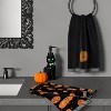 2pk Halloween Jack-O-Lantern Hand Towel Set Black - Hyde and EEK! Boutique™ - 2 of 4