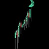 Men's Design By Humans Crypto Trading Hodl Vintage Stock Chart To The Moon By MiuMiuShop T-Shirt - 2 of 4
