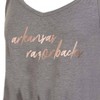 NCAA Arkansas Razorbacks Women's Gray Tank Top - 3 of 3