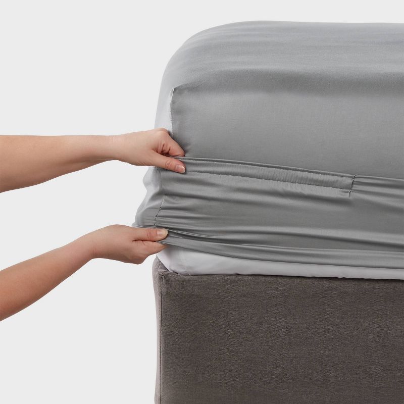 400 Thread Count Performance Fitted Sheet - Threshold™, 4 of 5
