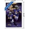 Trends International NFL Baltimore Ravens - Lamar Jackson 20 Framed Wall Poster Prints - 3 of 4