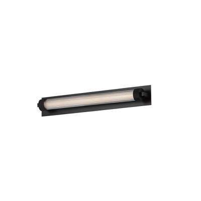 ET2 Lighting Doric 1 - Light Wall Light in  Black