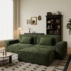 106.3" L-Shaped Sectional Sofas, Modern Full-Sponge Sectional Couch with Foot Pedal, High Rebound, Vacuum Packed for Living Room or Apartment - 3 of 4