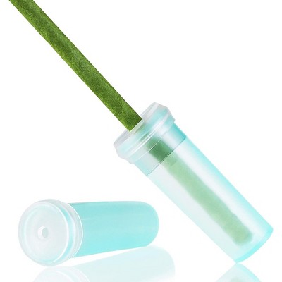 Juvale 200 Pack Flower Water Tubes, Floral Arrangements Plastic Vials, Clear Blue