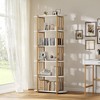 6 Tier Bookshelves, Home Office Bookcase Shelf Storage Organizer, Free Standing Storage Shelving Unit for Bedroom, Living Room and Home Office - 2 of 4