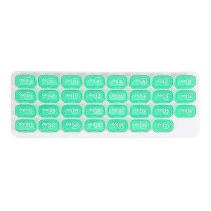 Unique Bargains 31 Grids Keyboard Style Pill Case 1 Pc - 1 of 4