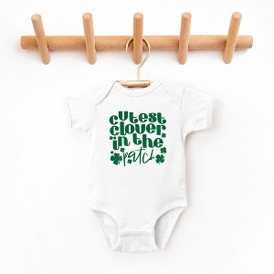 The Juniper Shop Cutest Clover In The Patch Baby Bodysuit - 1 of 3